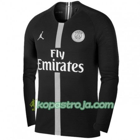 Billiga Fotbollströjor Paris Saint-Germain Jodan Svart Tredje tröja 2018/19 Långärmad